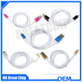 New high end 1M Flat Micro USB Data Cable Charger for HTC